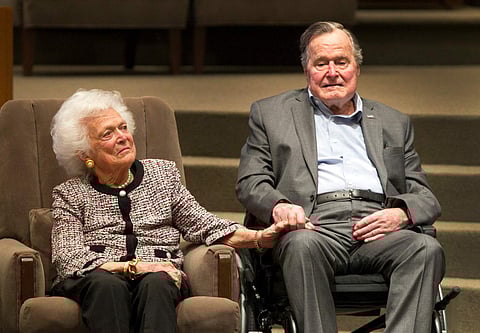 Barbara Bush wife of George H. W. Bush, the 41st President of the United States dies at 92 (File Photo | AP)
