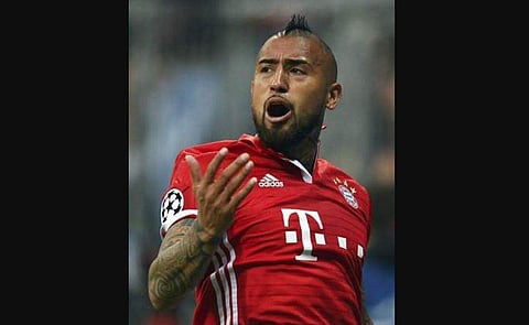 Bayern Munich's Arturo Vidal (File photo | AP)