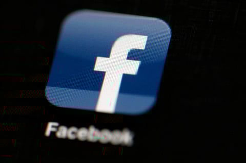 Facebook logo. (File Photo | AP)