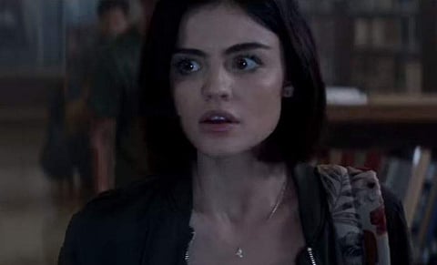 Lucy Hale in a screengrab from the trailer of 'Truth or Dare'.