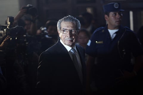 Guatemala's former dictator Efrain Rios Montt (1982-1983), who faces genocide charges. (Photo | AP)