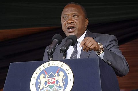Kenya President Uhuru Kenyatta (File photo | AP)