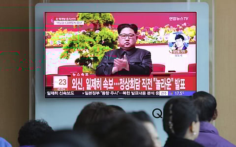 North Korea said it has suspended nuclear and long-range missile tests and plans to close its nuclear test site. (Photo | AP)
