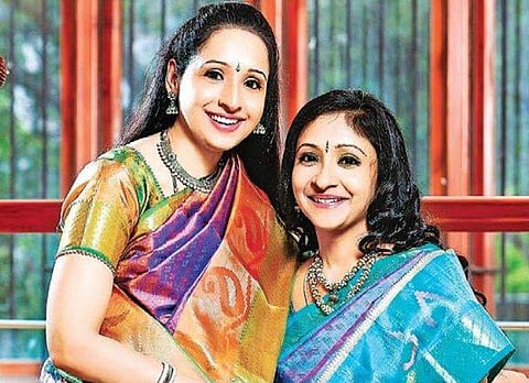 Uma and Radhika performed in the city recently