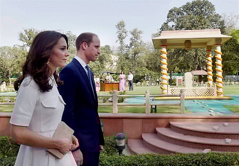 A file image of Britain's Prince William and his wife Kate Middleton. (File | PTI)