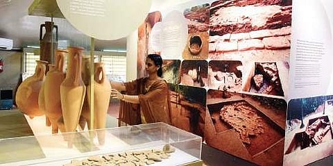 The museum at Pattanam excavation centre,  North Paravur | Albin Mathew