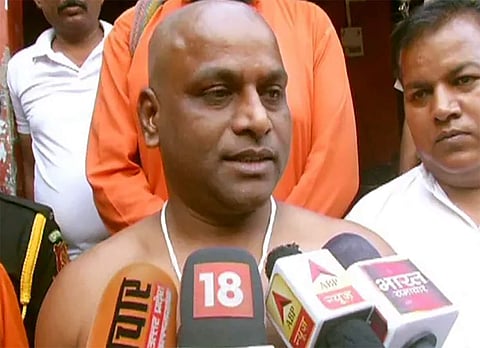 Juna Akhara's first Dalit priest Shivanand Giri.