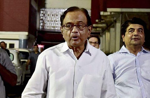 Former Finance Minister P Chidambaram​ (File | PTI)