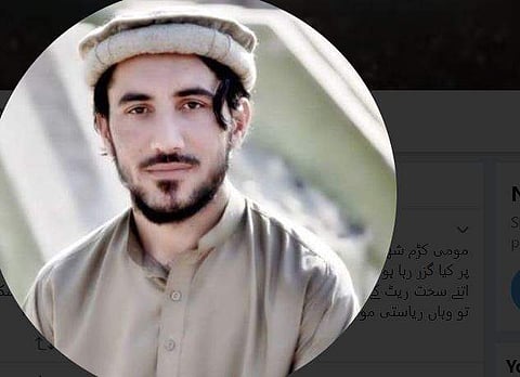 Manzoor Pashteen has become the face of the country's oppressed Pashtun, charging that in the name if its 'war on terror' the military has used indiscriminant force. (Image Courtesy Twitter @manzoorpashteen)