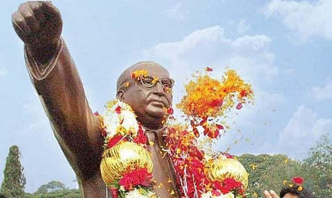 BR Ambedkar's statue vandalised in Jharkhand's Giridih
