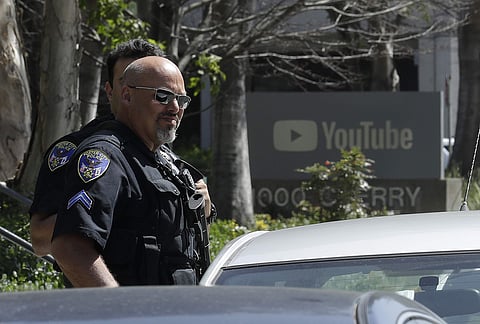 A woman opened fire with a handgun Tuesday in a courtyard at YouTube headquarters in the city of San Bruno, wounding three people before fatally shooting herself in what is being investigated as a domestic dispute, authorities said. | AP