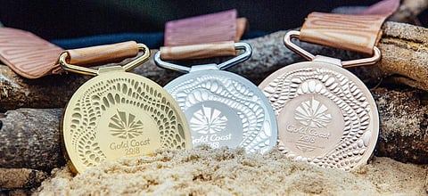 Commonwealth games medals (Twitter Photo: @GC2018)