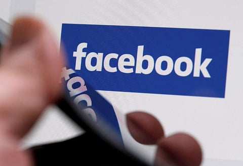 The Facebook logo is displayed on the company's website in an illustration photo taken in Bordeaux. (Photo | Reuters)