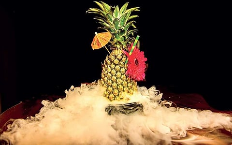 Cool off with some Tiki Cocktails and food from the Hawaii islands