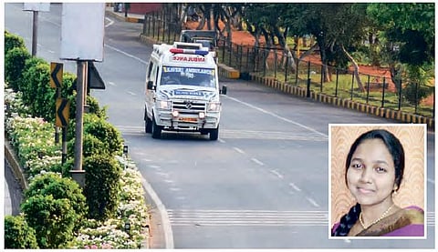 Police created a Green Channel to help transport techie Tejaswini’s organs to the Vijayawada airport | P ravindra Babu