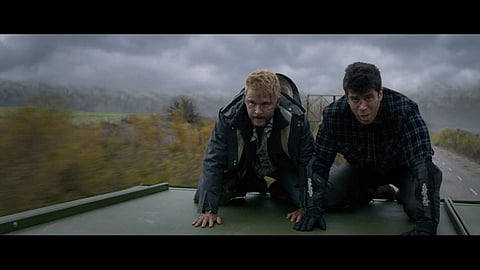 A still from The Hurricane Heist.