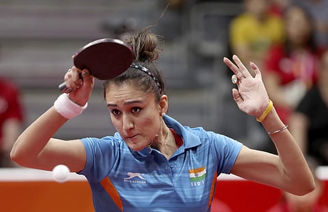 Manika Batra inspired India to a historic gold medal with her stunning singles victories | AP