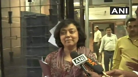 CBSE chief Anita Karwal. | ANI/Twitter.com