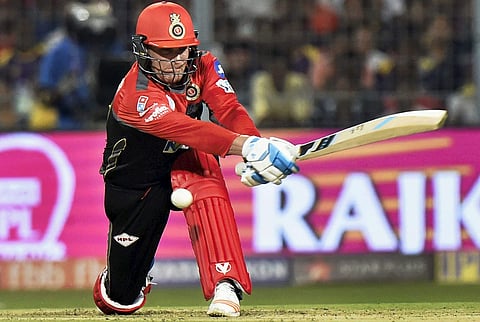 Royal Challengers Bangalore player Brendon McCullum plays a shot during an IPL match 2018. (Photo | PTI)