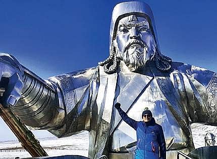 Balram Menon in Mongolia