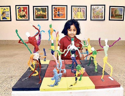 100 artworks by 116 students are on exhibit