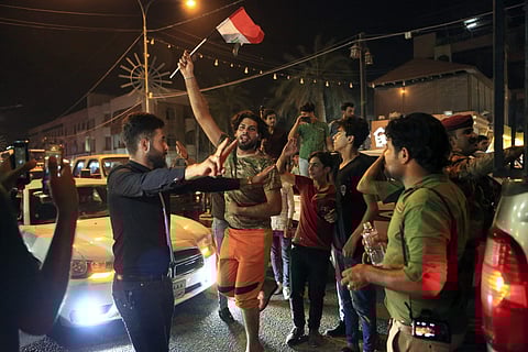 Iraq is gearing up for key parliamentary elections on Saturday, some five months after declaring victory over the Islamic State group, with the dominant Shiites split, the Kurds in disarray and Sunnis sidelined. IN PIC: File photo of Iraqi security and civilians celebrate Prime Minister Haider al-Abadi's declaration of victory over the Islamic State group, in Basra, Iraq. (AP)