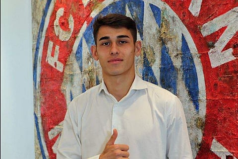 Bayern Munich have promoted homegrown talent Meritan Shabani (Twitter/FC Bayern English)