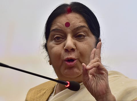 External Affairs Minister Sushma Swaraj (File | PTI)