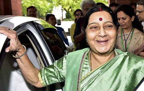 External Affairs Minister Sushma Swaraj (File | PTI)