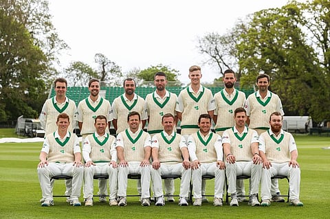 The first-ever Test squad of Ireland. (Twitter | Cricket Ireland)