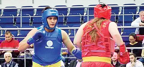 Pooja Kadian (left) clinched a historic gold in the 2017 World Championships.