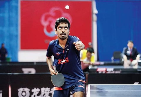 G Sathiyan (File photo | EPS)