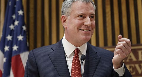New York mayor Bill de Blasio | AP
