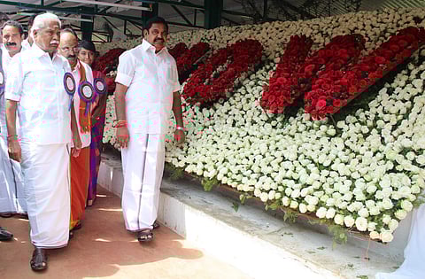 Chief Minister takes a look at the exhibits;