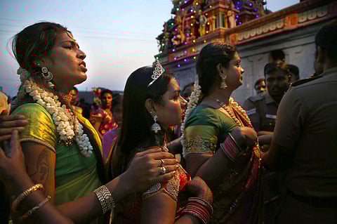 Koovagam village in Villupuram district's Ulundurpettai taluk is world famous for the unique 18-day long festival of transgenders in the Tamil month of Chitirai (April/May), who congregate at Koothandavar temple dedicated to Aravan (Koothandavar). Thousan