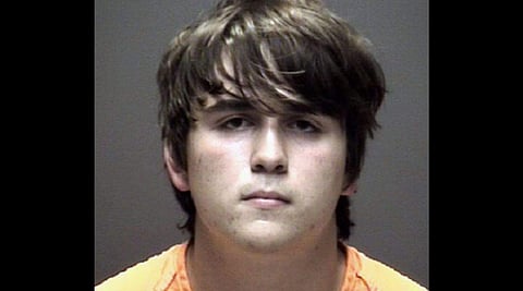 This photo provided by the Galveston County Sheriff's Office shows Dimitrios Pagourtzis, who law enforcement officials took into custody Friday, May 18, 2018, and identified as the suspect in the deadly school shooting in Santa Fe, Texas, near Houston. | 