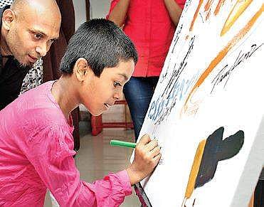 Healing through brush strokes