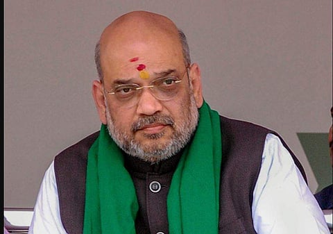 BJP chief Amit Shah is in Guwahati to attend the third conclave of North East Democratic Alliance. (File | PTI)