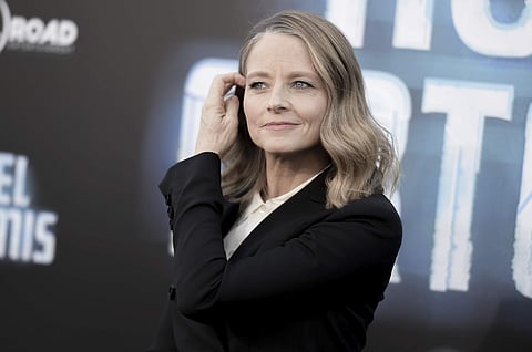 Jodie Foster attends the LA premiere of 'Hotel Artemis' at Westwood Bruin Theater on Saturday, May 19, 2018, in Los Angeles. | AP