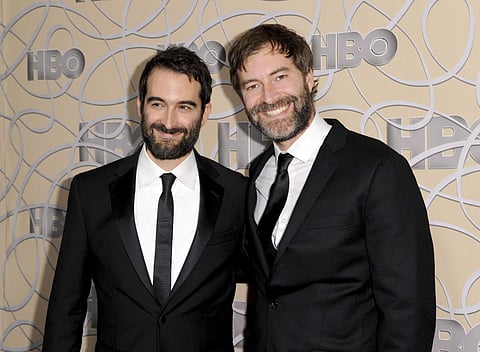 In this Jan. 8, 2017 file photo, Indie filmmakers Jay Duplass, left, and Mark Duplass arrive at the HBO Golden Globes afterparty in Beverly Hills, Calif. | Associated Press