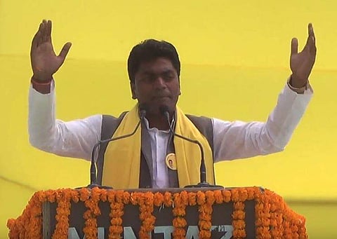 Suheldev Bhartiya Samaj Party leader Arvind Rajbhar (Photo | YouTube Screengrab)