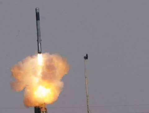 Extended range sea-to-sea version of BrahMos missile successfully test-fired