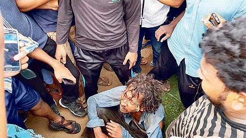 The victim hailing from Bangladesh surrounded by a mob in Rayagada | Express