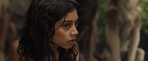 The film follows Mowgli (Rohan Chand), who is raised by a pack of wolves as he follows the rules of the jungle.