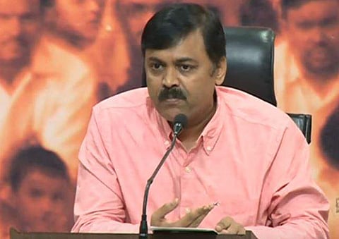 Rajya Sabha MP GVL Narasimha Rao (Photo | Youtube Screengrab)