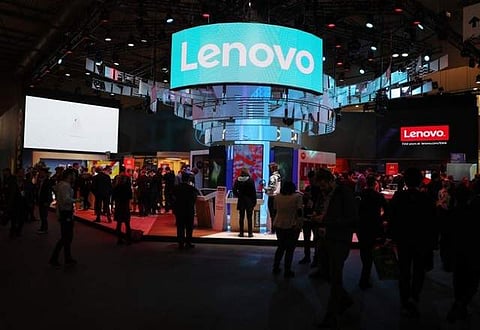 Visitors attend the Lenovo booth at the Mobile World Congress in Barcelona, Spain, February 26, 2018. (Photo: Reuters)