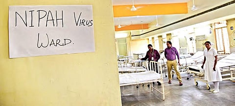 Isolation wards set up at Gandhi Hospital in Hyderabad amid Nipah Virus scare | vinay madapu