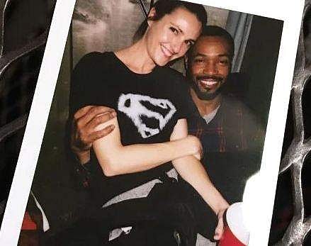 Isaiah Mustafa and Lisa Mitchell (Instagram Photo)