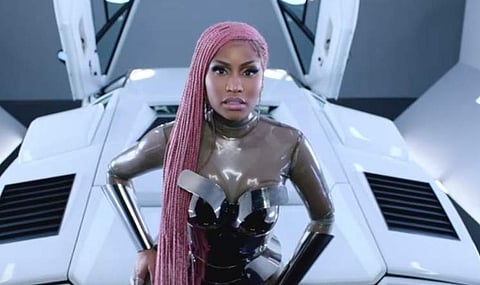 Nicki Minaj in the music video for 'Motorsport' | YouTube