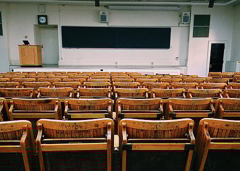 A representational image of a class room.
